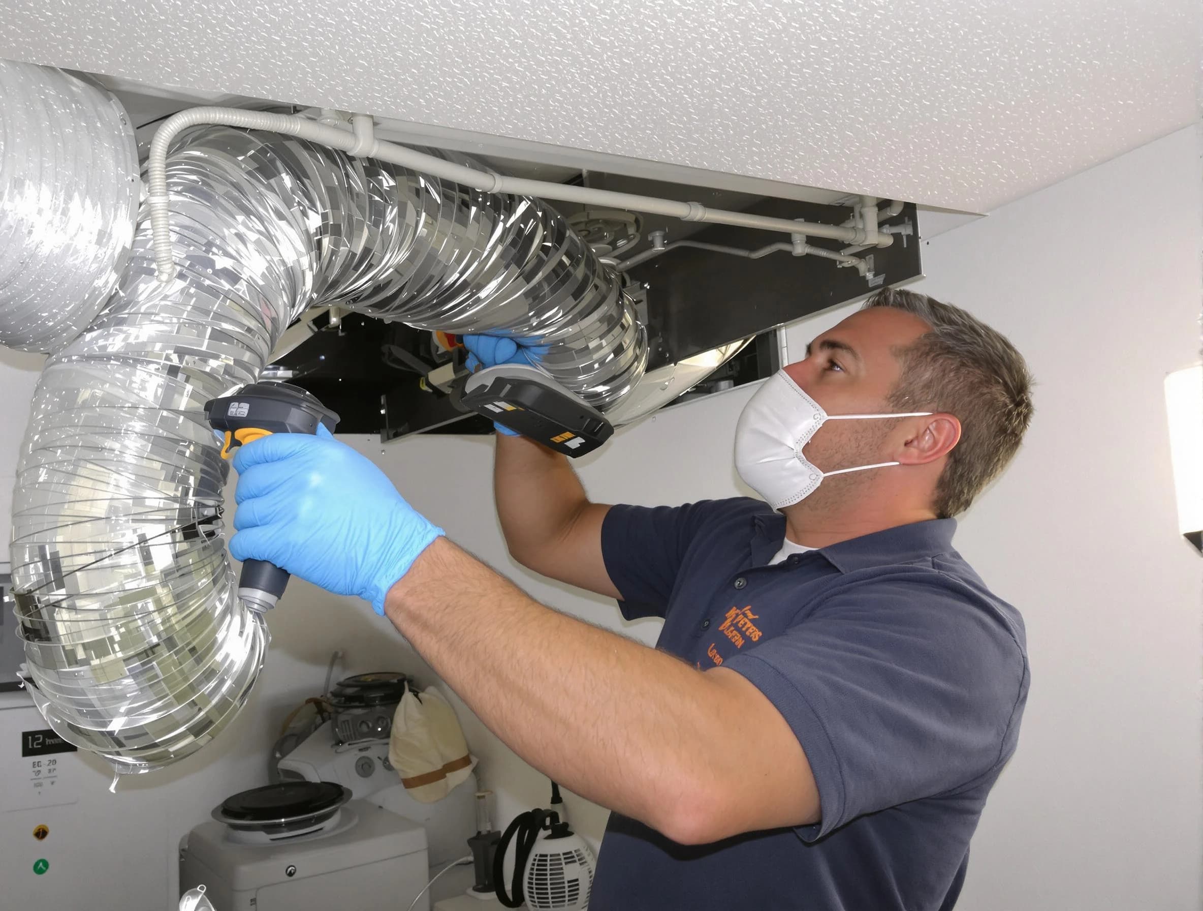 The Pinery Dryer Vent Cleaning professional performing thorough residential dryer vent cleaning in The Pinery