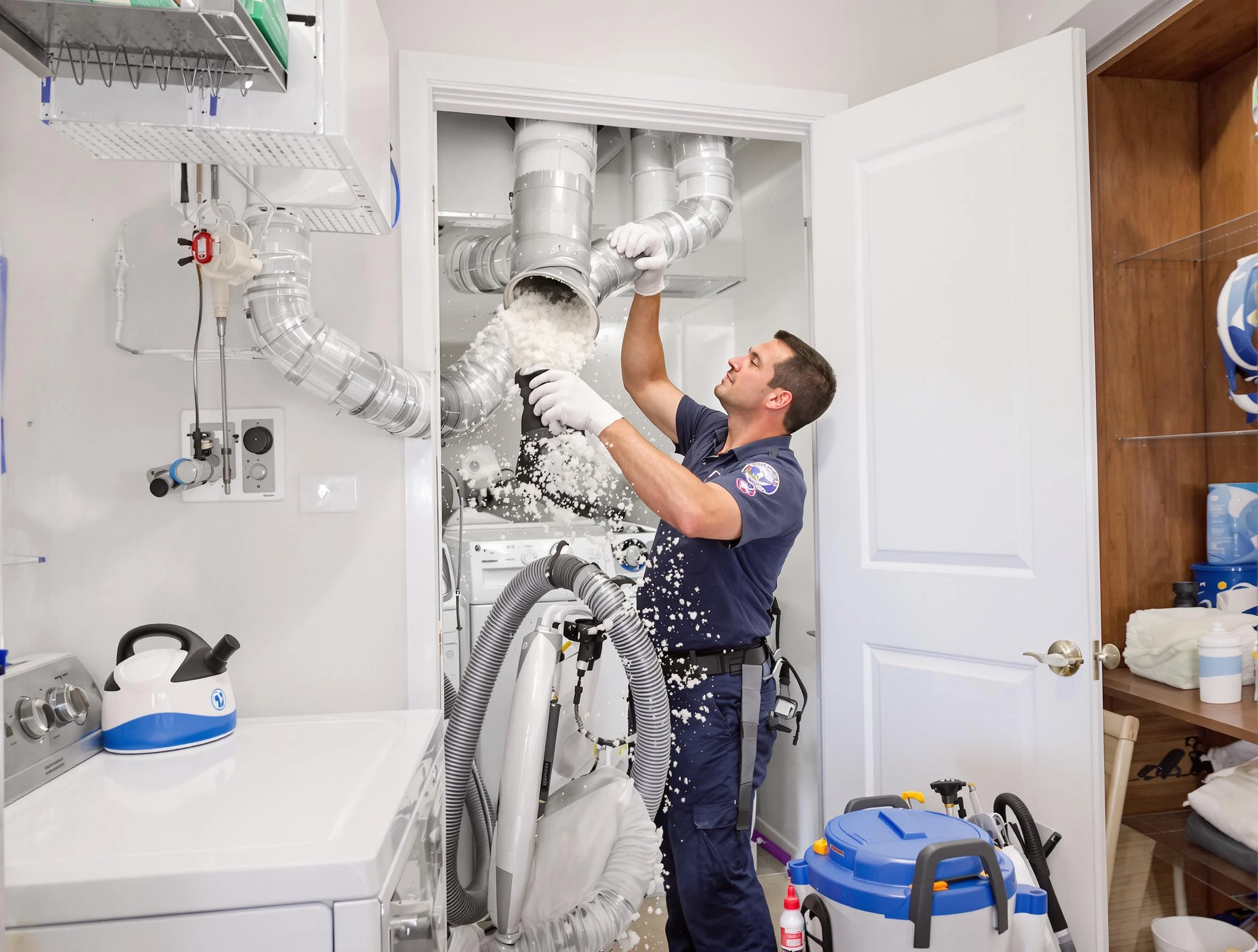 The Pinery Dryer Vent Cleaning technician delivering thorough residential dryer vent cleaning service in The Pinery